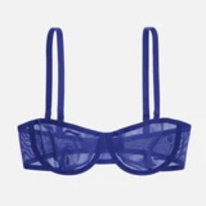 NWOT CUUP mesh ultramarine balconette bra 36B